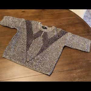 SHORT SLEEVE SWEATER